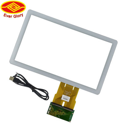 Pannello di tocco capacitivo a 15,6 pollici, touch screen LCD per navigazione dell'automobile della prova del vandalo