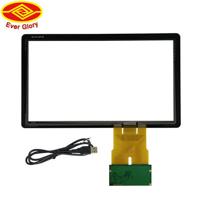 Pannello di tocco capacitivo a 15,6 pollici, touch screen LCD per navigazione dell'automobile della prova del vandalo