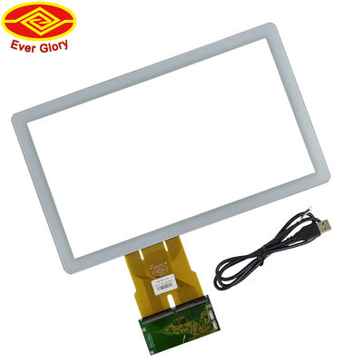 Pannello di tocco capacitivo a 15,6 pollici, touch screen LCD per navigazione dell'automobile della prova del vandalo