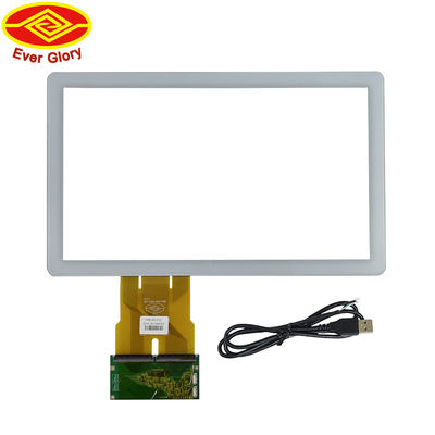 Pannello di tocco capacitivo a 15,6 pollici, touch screen LCD per navigazione dell'automobile della prova del vandalo