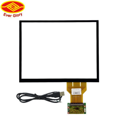 12.1 Inch Industrial Touch Panel LCD With USB I2C RS232 Interface For Transportation