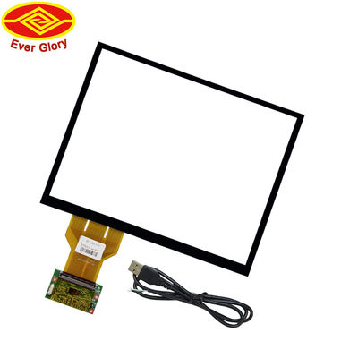12.1 Inch Industrial Touch Panel LCD With USB I2C RS232 Interface For Transportation