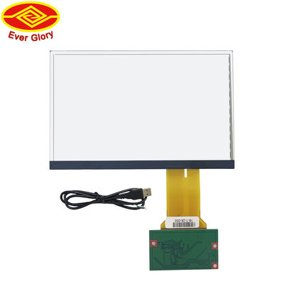7 χωρητική TFT LCD οθόνη επιτροπής αφής ίντσας για το μόνιμο διανομέα εισιτηρίων πατωμάτων