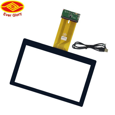 Panneau d'affichage capacitif d'écran tactile de 17,3 pouces avec l'interface d'USB RS232 I2C 10 points