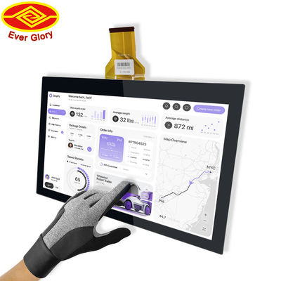 13Display de tela sensível ao toque com ligação óptica de.3 polegadas Usb Ilitek Tft LCD à prova d'água
