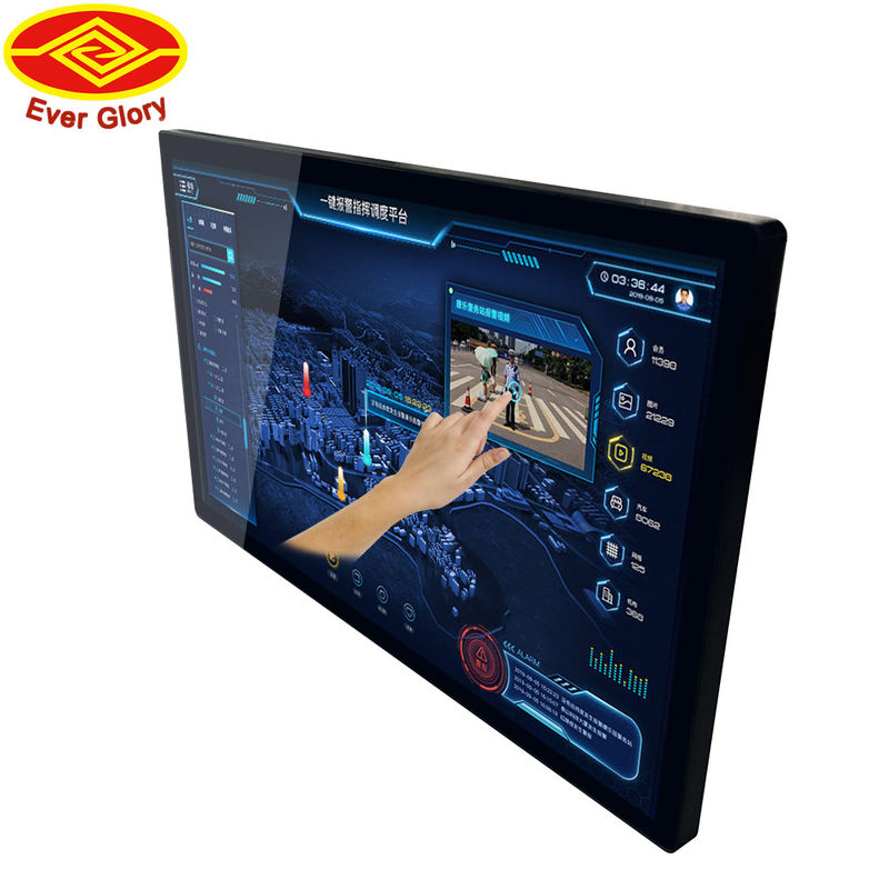 21,5 fuerza superficial del monitor IK7 de la pantalla táctil de la pulgada para la industria militar