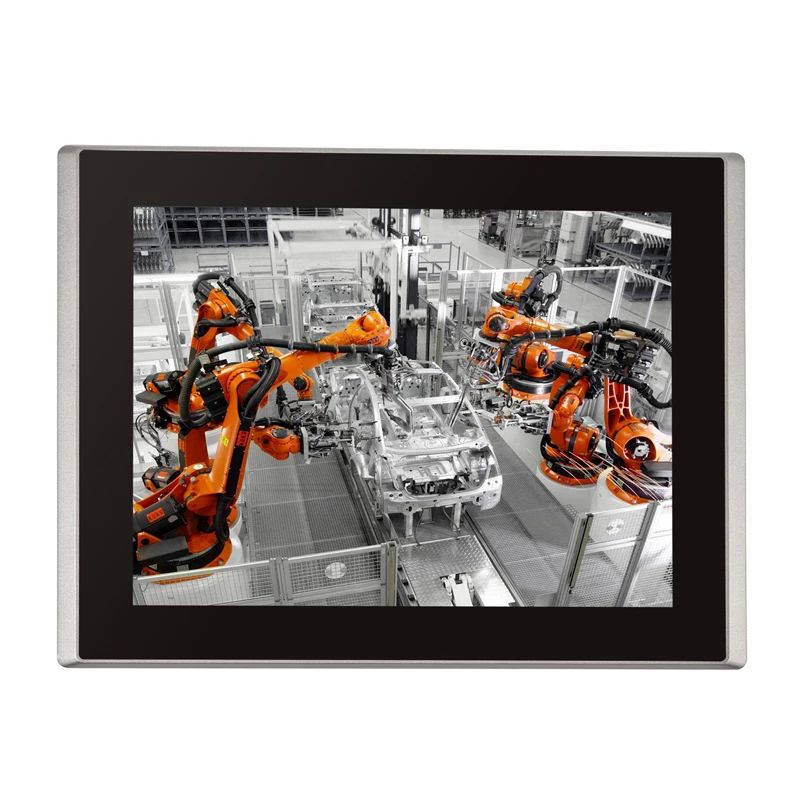17 inch Touch Monitor Capacitive Touch Screen 10 Points 6H Surface Hardness Built In Speakers